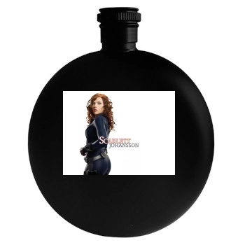 Scarlett Johansson Round Flask