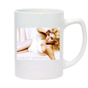 Scarlett Johansson 14oz White Statesman Mug