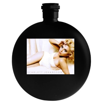 Scarlett Johansson Round Flask