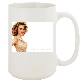 Scarlett Johansson 15oz White Mug