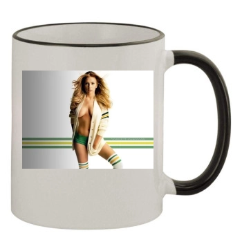 Scarlett Johansson 11oz Colored Rim & Handle Mug