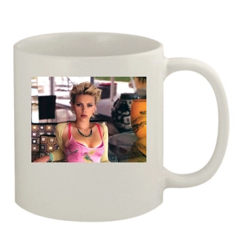 Scarlett Johansson 11oz White Mug