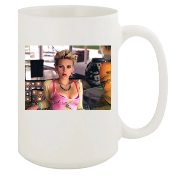 Scarlett Johansson 15oz White Mug