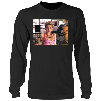 Scarlett Johansson Men's Heavy Long Sleeve TShirt