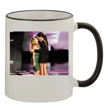 Scarlett Johansson 11oz Colored Rim & Handle Mug