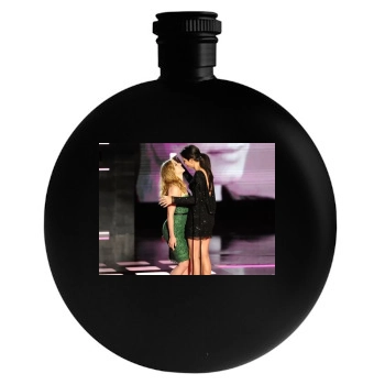 Scarlett Johansson Round Flask