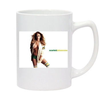 Scarlett Johansson 14oz White Statesman Mug