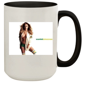 Scarlett Johansson 15oz Colored Inner & Handle Mug