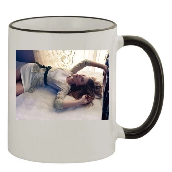 Scarlett Johansson 11oz Colored Rim & Handle Mug