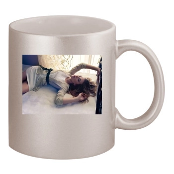 Scarlett Johansson 11oz Metallic Silver Mug