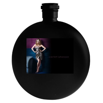 Scarlett Johansson Round Flask