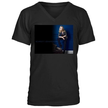 Scarlett Johansson Men's V-Neck T-Shirt