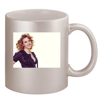 Scarlett Johansson 11oz Metallic Silver Mug