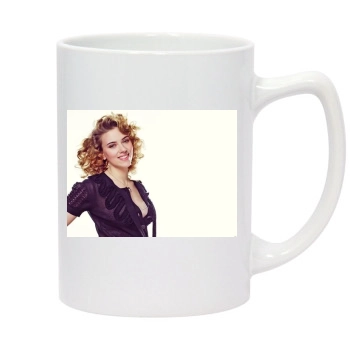 Scarlett Johansson 14oz White Statesman Mug