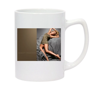 Scarlett Johansson 14oz White Statesman Mug