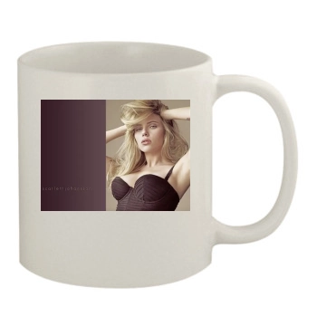 Scarlett Johansson 11oz White Mug