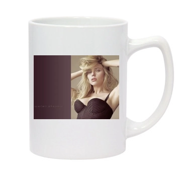 Scarlett Johansson 14oz White Statesman Mug