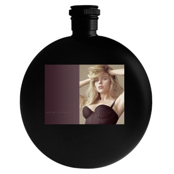 Scarlett Johansson Round Flask