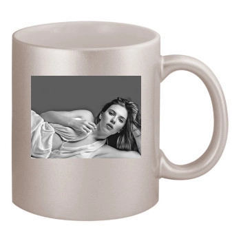 Scarlett Johansson 11oz Metallic Silver Mug