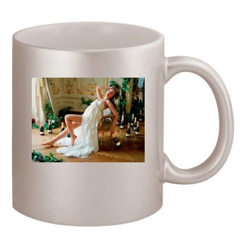 Scarlett Johansson 11oz Metallic Silver Mug