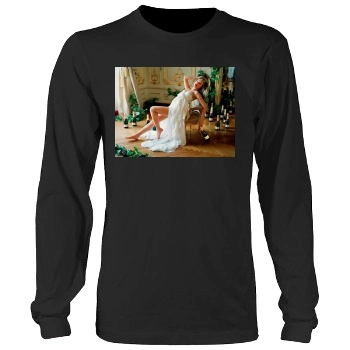 Scarlett Johansson Men's Heavy Long Sleeve TShirt