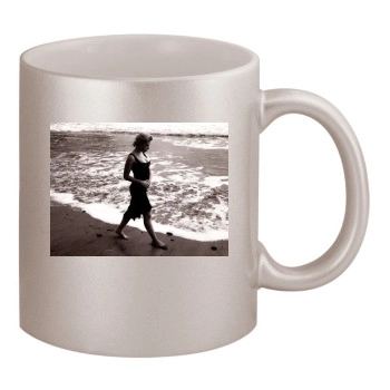 Scarlett Johansson 11oz Metallic Silver Mug