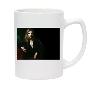 Scarlett Johansson 14oz White Statesman Mug