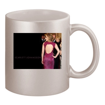 Scarlett Johansson 11oz Metallic Silver Mug