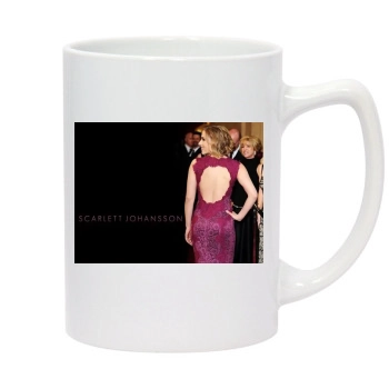 Scarlett Johansson 14oz White Statesman Mug