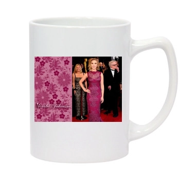 Scarlett Johansson 14oz White Statesman Mug