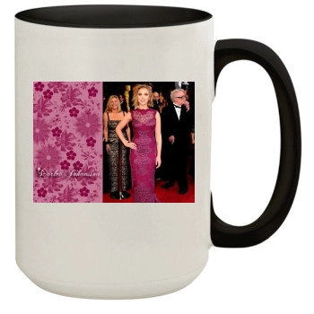 Scarlett Johansson 15oz Colored Inner & Handle Mug