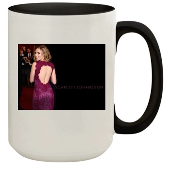 Scarlett Johansson 15oz Colored Inner & Handle Mug