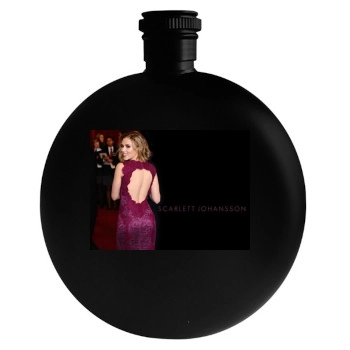 Scarlett Johansson Round Flask