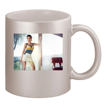 Scarlett Johansson 11oz Metallic Silver Mug