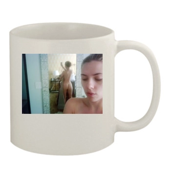 Scarlett Johansson 11oz White Mug