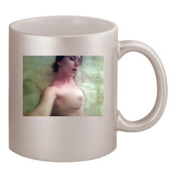 Scarlett Johansson 11oz Metallic Silver Mug