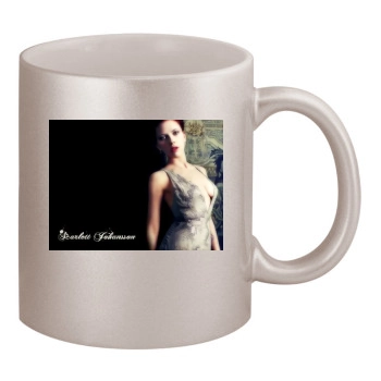 Scarlett Johansson 11oz Metallic Silver Mug