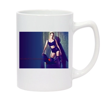 Scarlett Johansson 14oz White Statesman Mug