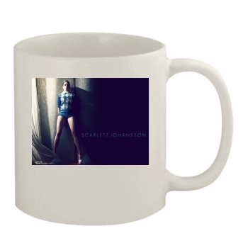 Scarlett Johansson 11oz White Mug