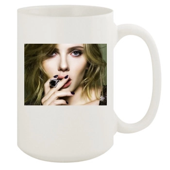 Scarlett Johansson 15oz White Mug