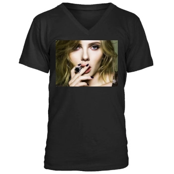 Scarlett Johansson Men's V-Neck T-Shirt