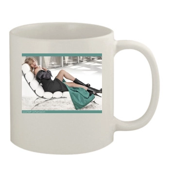 Scarlett Johansson 11oz White Mug