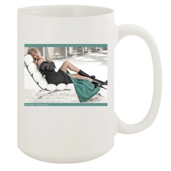 Scarlett Johansson 15oz White Mug