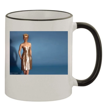 Scarlett Johansson 11oz Colored Rim & Handle Mug