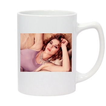 Scarlett Johansson 14oz White Statesman Mug