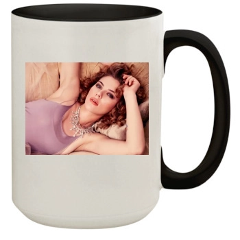 Scarlett Johansson 15oz Colored Inner & Handle Mug