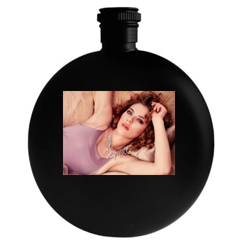 Scarlett Johansson Round Flask