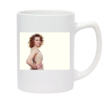 Scarlett Johansson 14oz White Statesman Mug