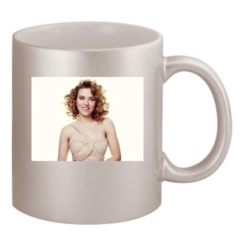 Scarlett Johansson 11oz Metallic Silver Mug