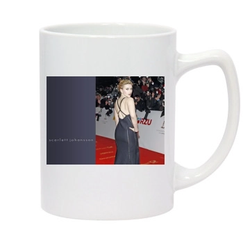 Scarlett Johansson 14oz White Statesman Mug